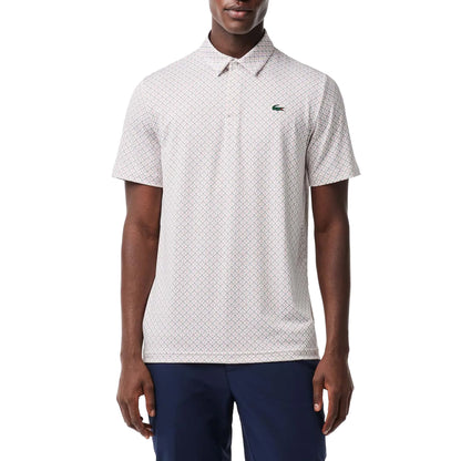 Cream - Side - Lacoste Mens UV Protection Regular Polo Shirt