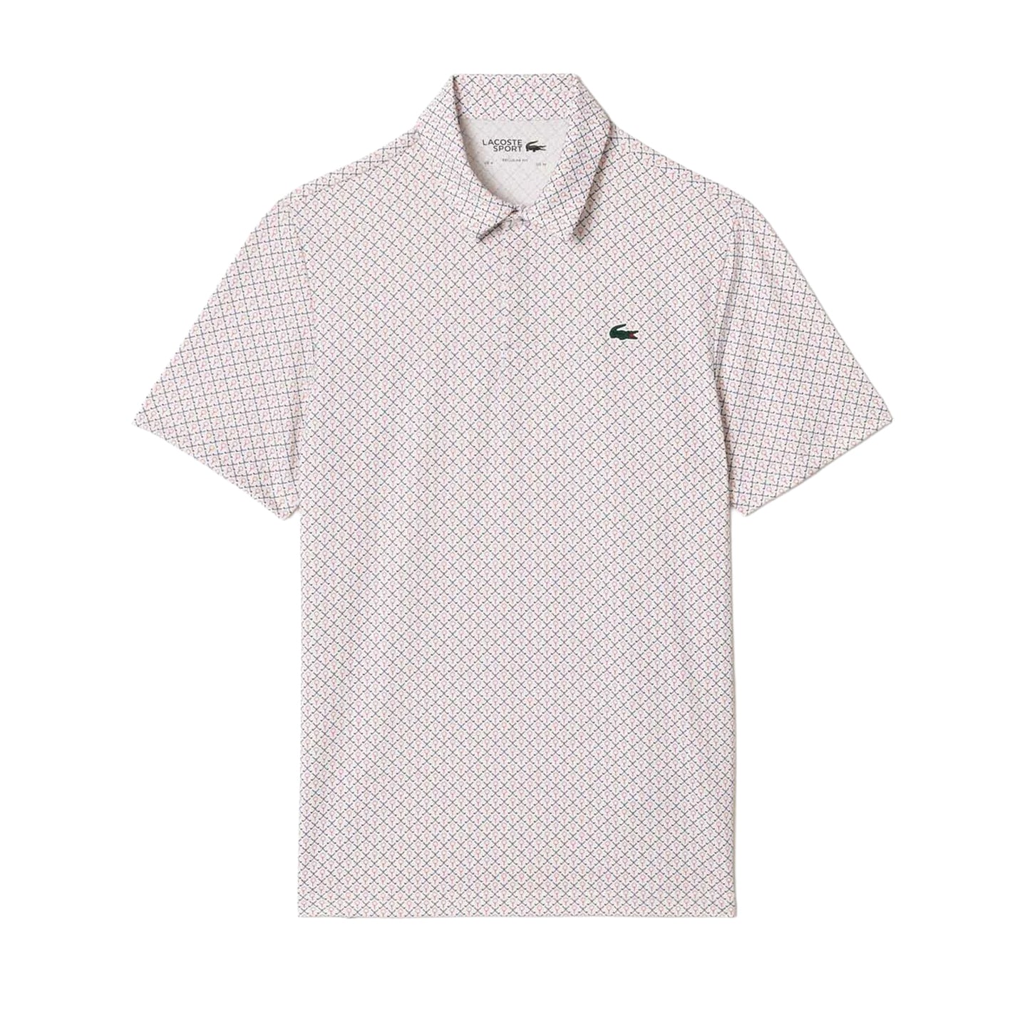Cream - Front - Lacoste Mens UV Protection Regular Polo Shirt