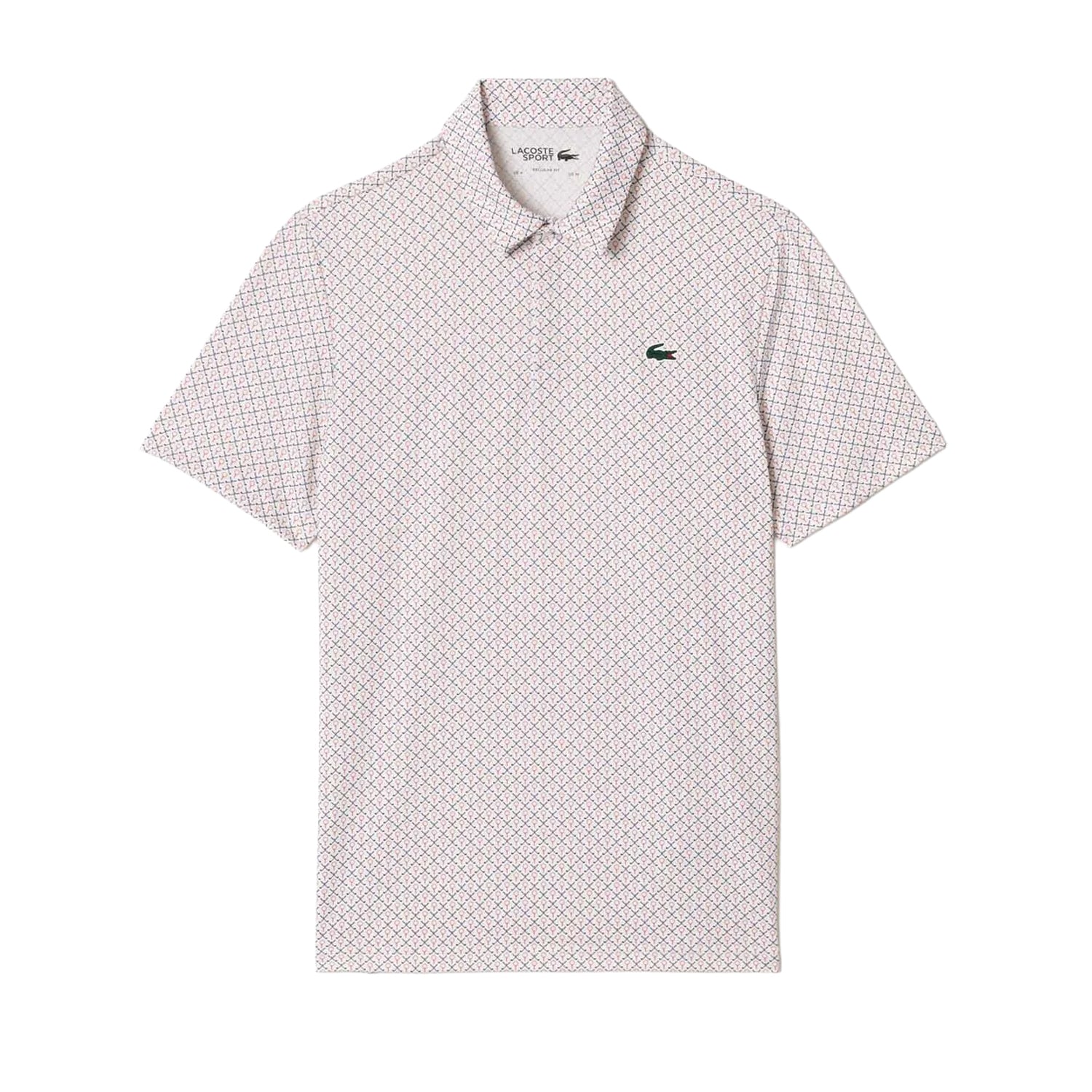 Cream - Front - Lacoste Mens UV Protection Regular Polo Shirt