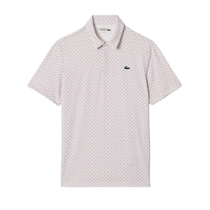 Cream - Front - Lacoste Mens UV Protection Regular Polo Shirt