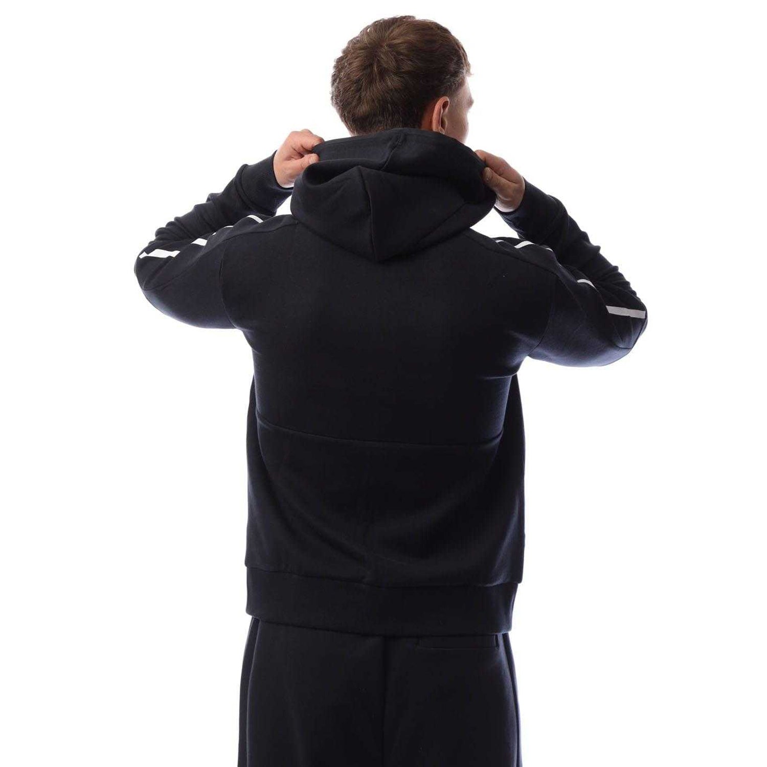 Dark Blue - Back - Boss Mens Saggynos Zipped Hooded Jacket