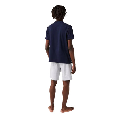 Blue - Back - Lacoste Unisex Adult Pyjama Top