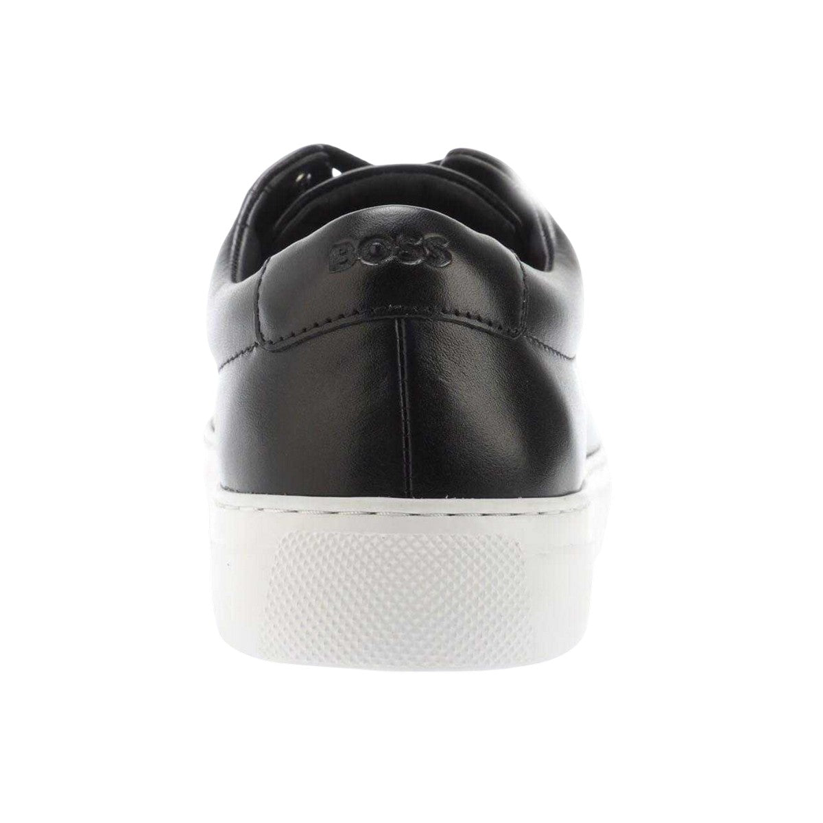 Black - Back - Boss Mens Enlight Leather Trainers
