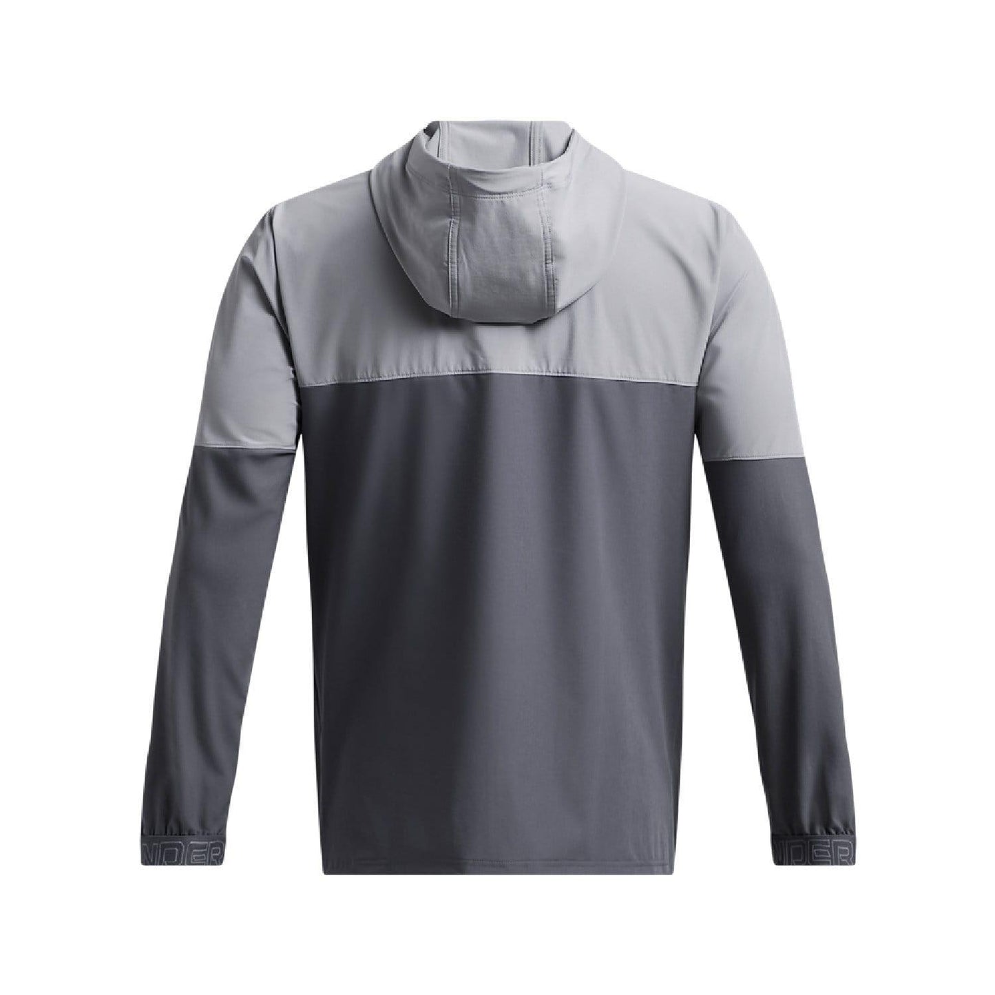 Grey - Back - Under Armour Mens Vanish Windstopper Jacket