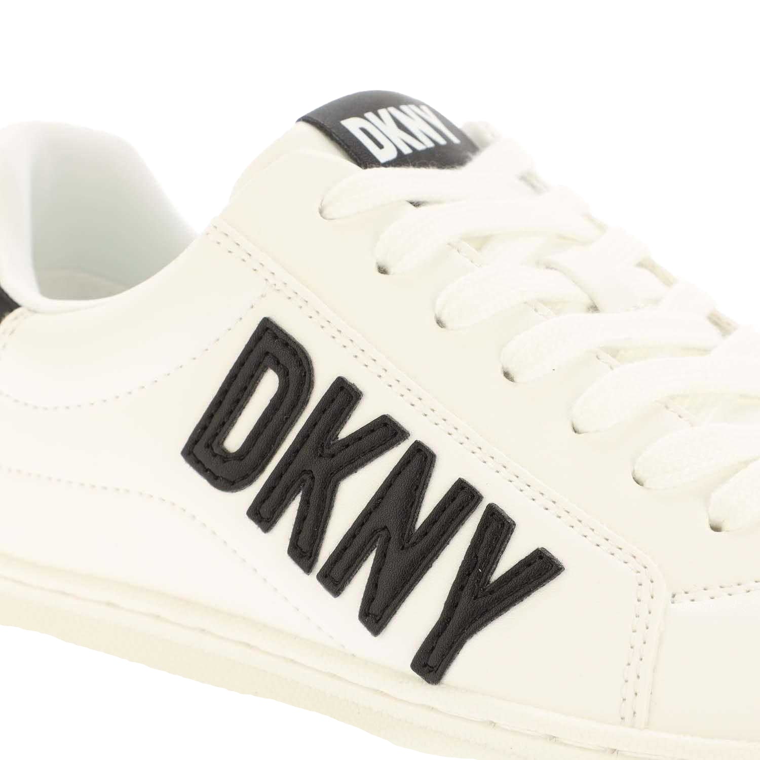 White-Black - Lifestyle - DKNY Womens-Ladies Minda Trainers