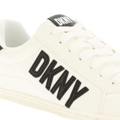 White-Black - Lifestyle - DKNY Womens-Ladies Minda Trainers