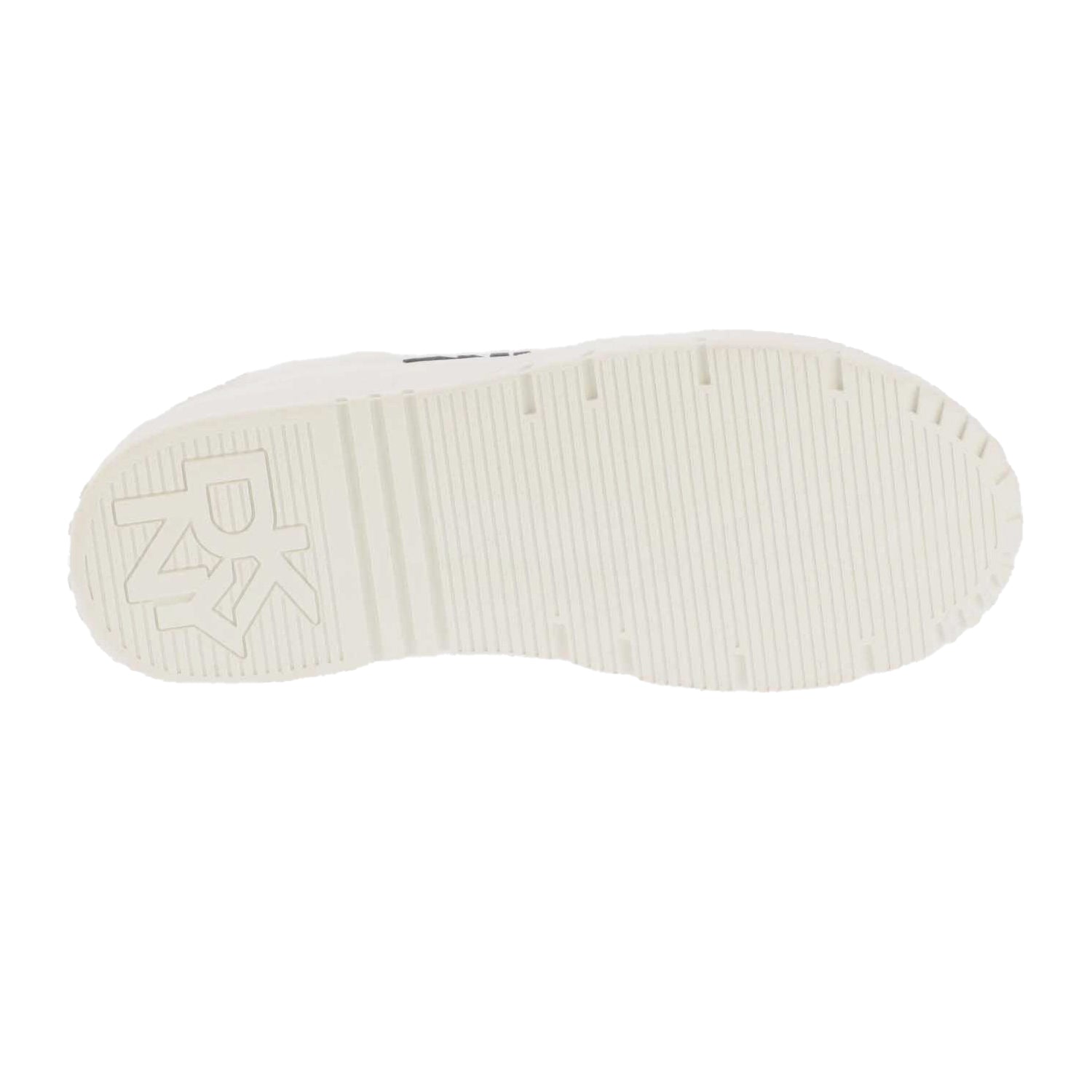 White-Black - Pack Shot - DKNY Womens-Ladies Minda Trainers