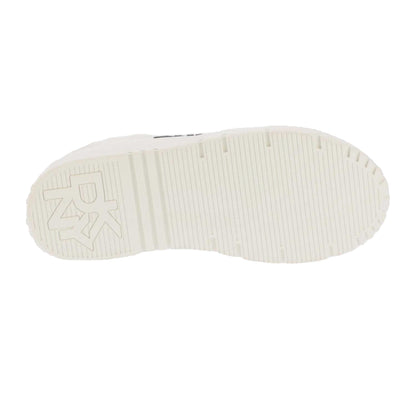 White-Black - Pack Shot - DKNY Womens-Ladies Minda Trainers