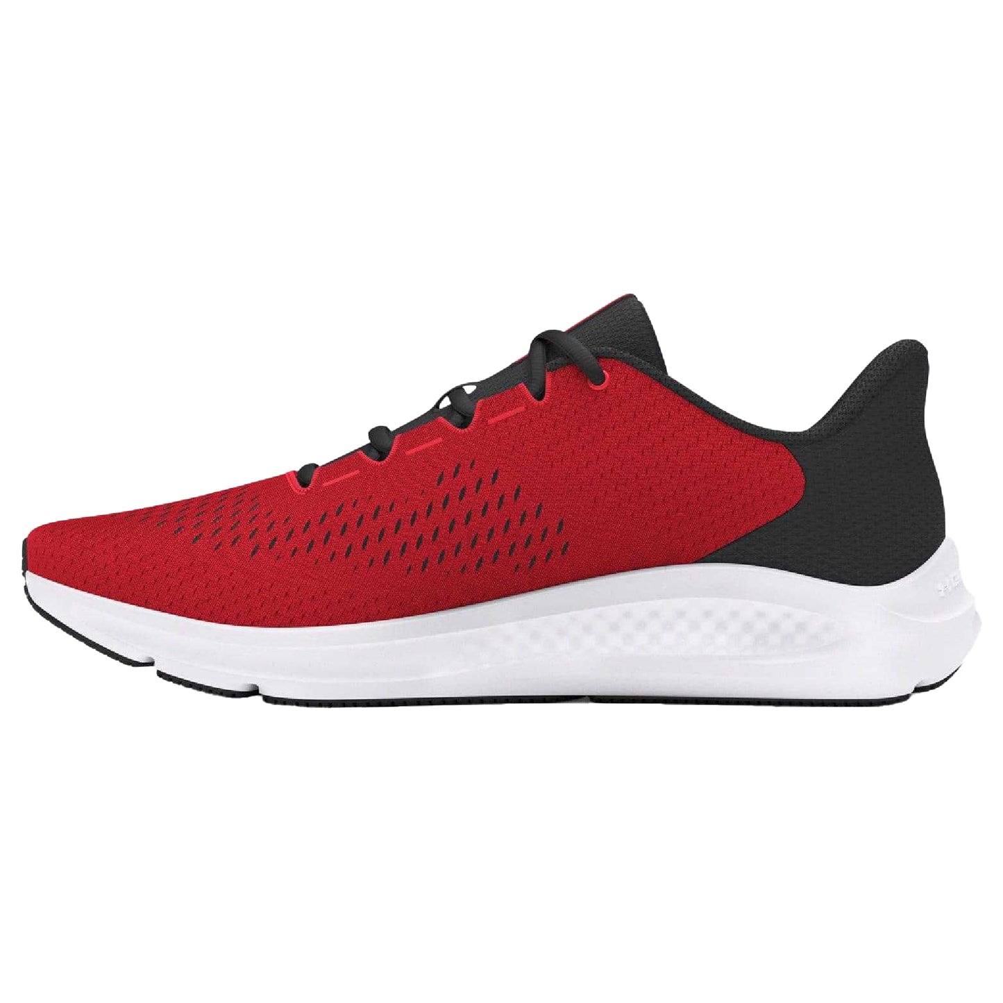 Red - Back - Under Armour Womens-Ladies Charged Pursuit 3 Running Shoes