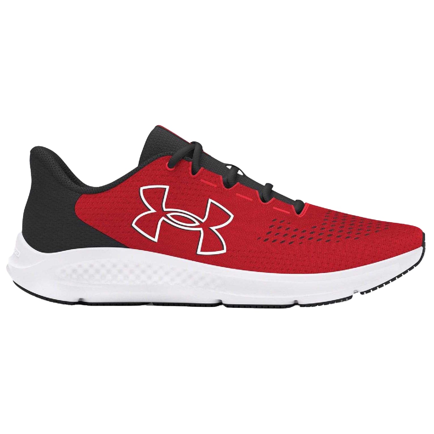 Red - Front - Under Armour Womens-Ladies Charged Pursuit 3 Running Shoes