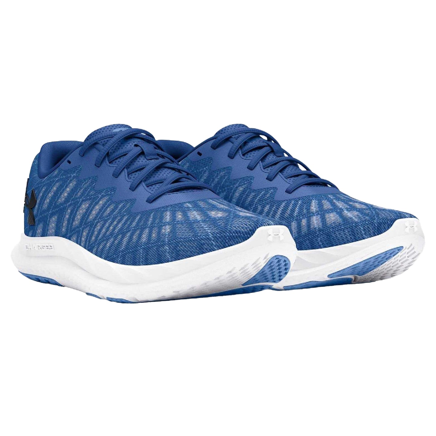 Blue - Pack Shot - Under Armour Mens Charged Breeze 2 Running Shoes
