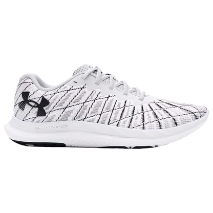 White - Front - Under Armour Mens Charged Breeze 2 Running Shoes