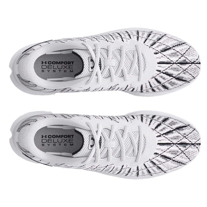 White - Side - Under Armour Mens Charged Breeze 2 Running Shoes