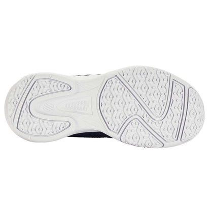 Blue-White - Pack Shot - K-Swiss Childrens-Kids Court Express Omni Leather Tennis Shoes