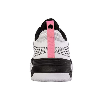 Black-White - Back - K-Swiss Mens SpeedEx Synthetic Leather Tennis Padel Shoes