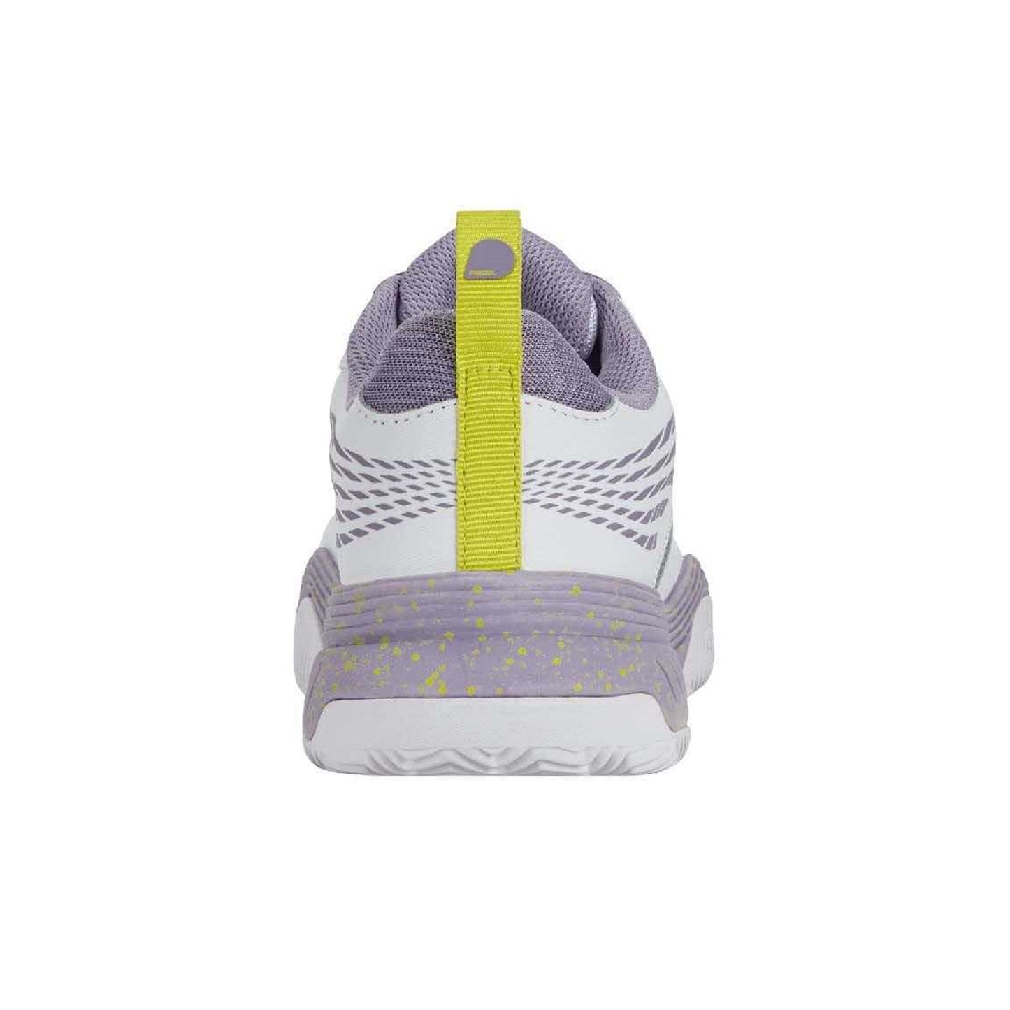White-Grey - Back - K-Swiss Mens SpeedEx Synthetic Leather Tennis Padel Shoes