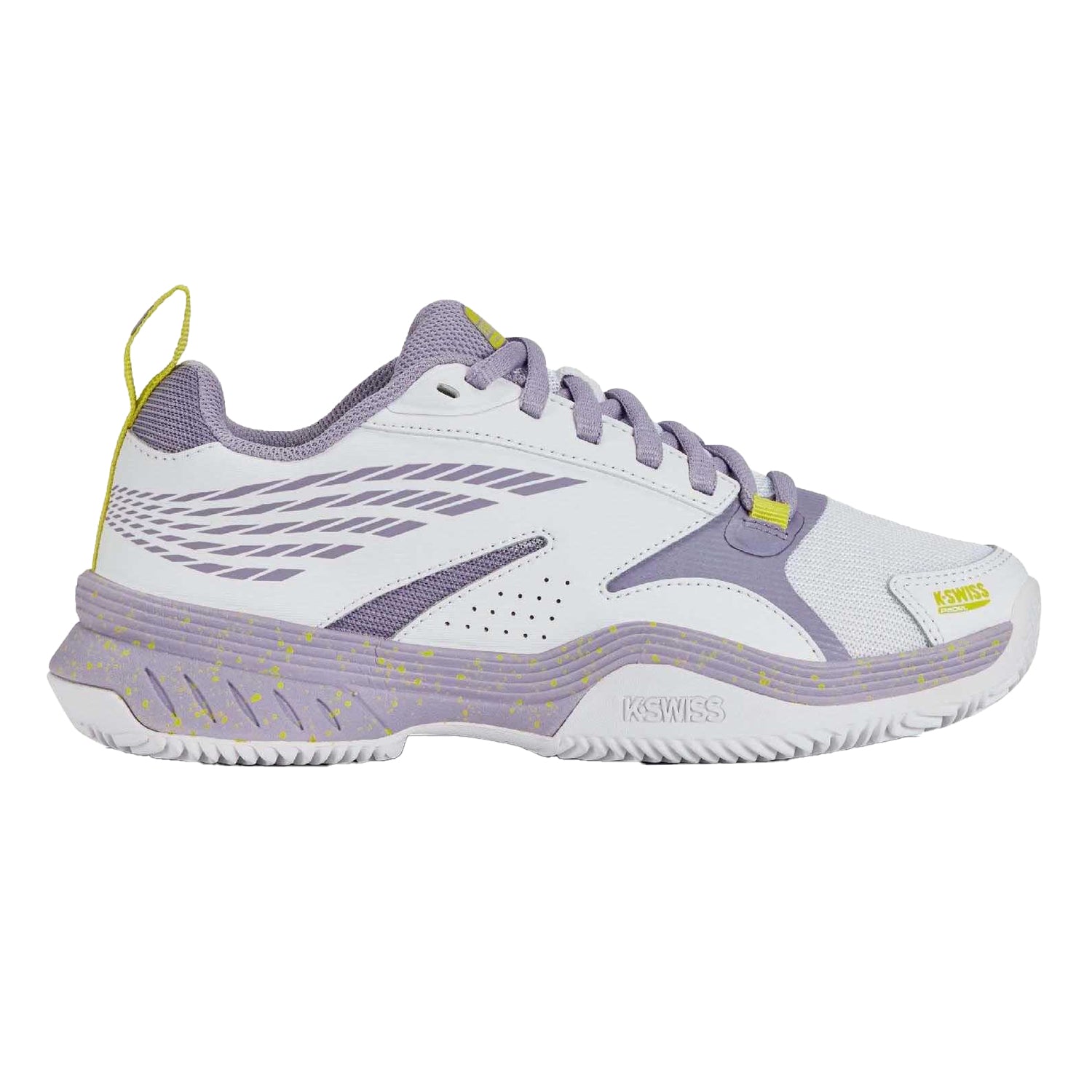 White-Grey - Lifestyle - K-Swiss Mens SpeedEx Synthetic Leather Tennis Padel Shoes