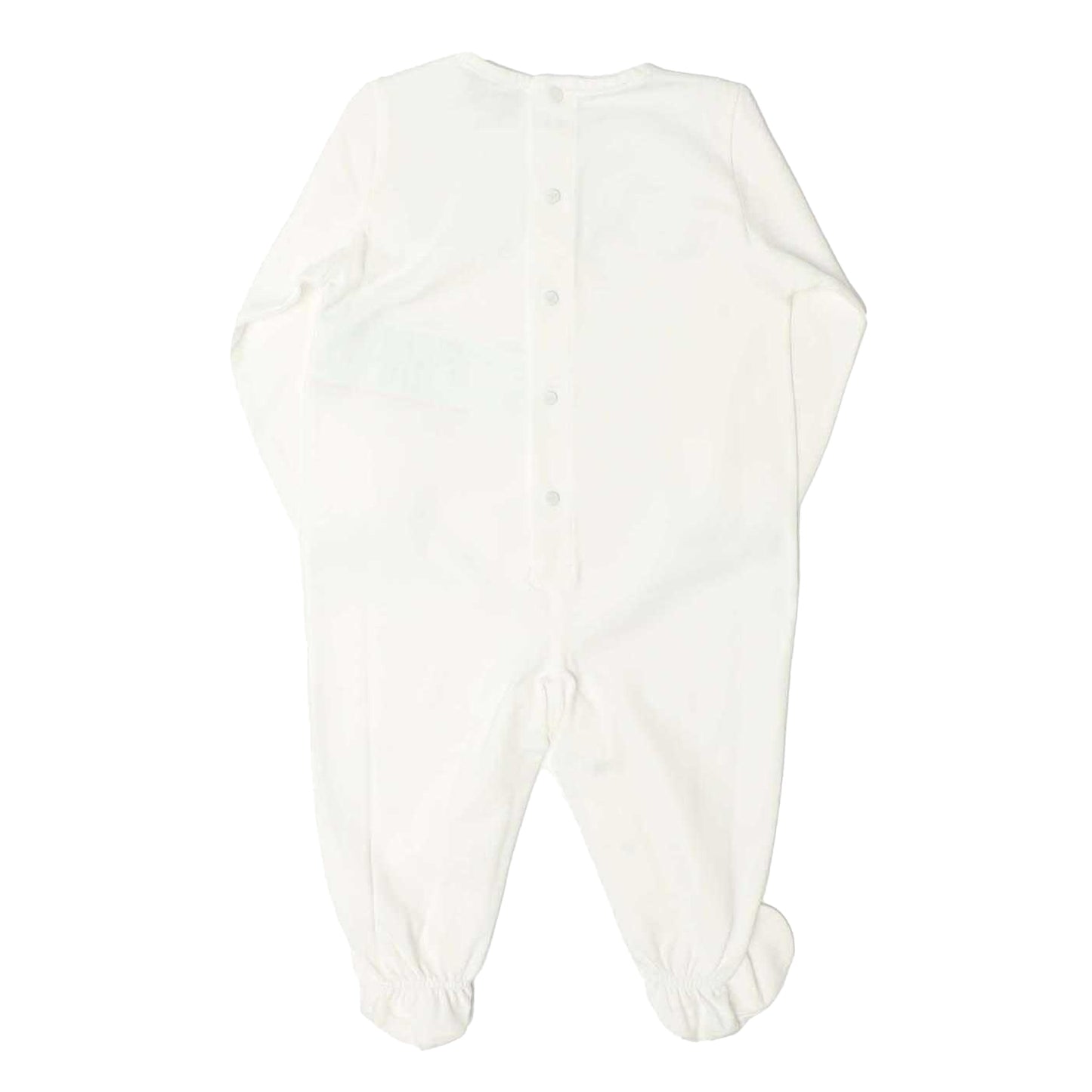 Beige - Back - Emporio Armani Baby Sleepsuit