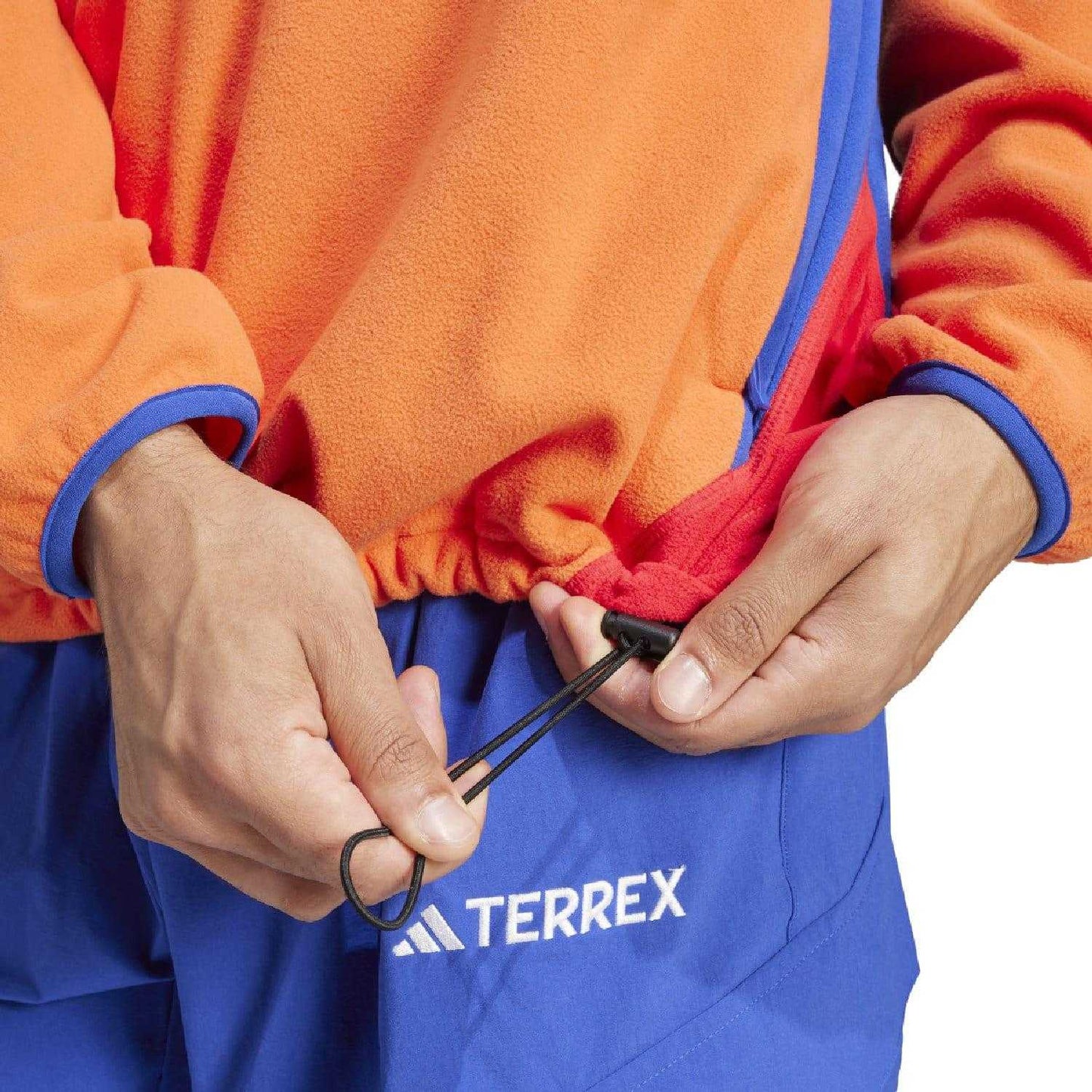 Blue - Lifestyle - Adidas Mens Terrex Climawarm Fleece Jumper