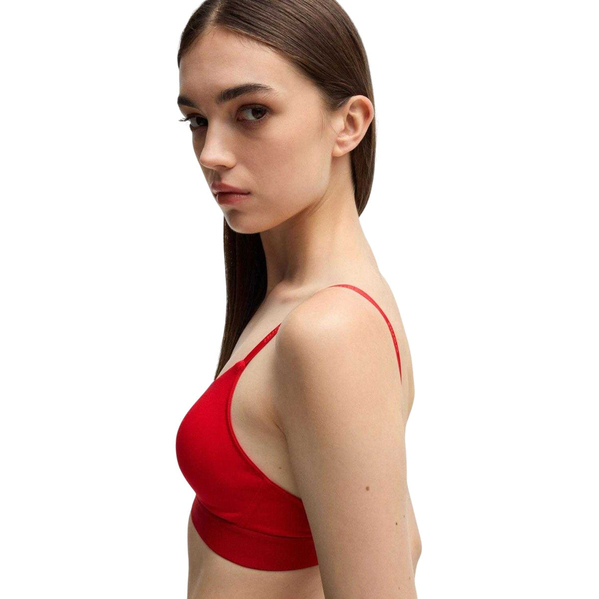 Red - Lifestyle - Hugo Womens-Ladies Triangle Bra