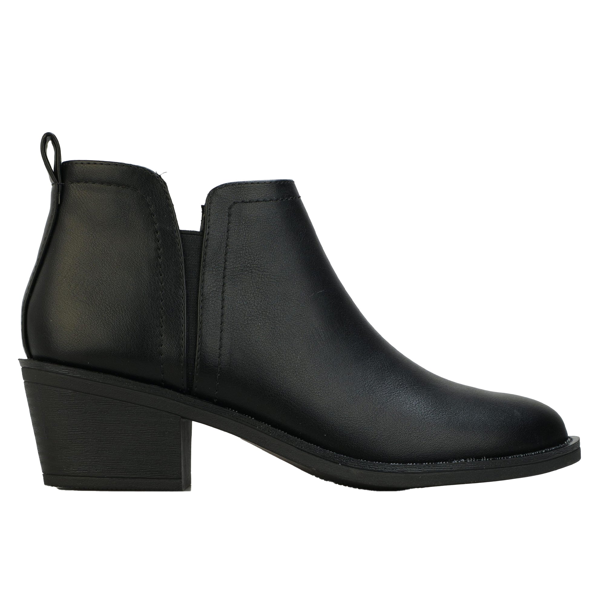 Black - Side - Rocket Dog Womens-Ladies York Ankle Boots