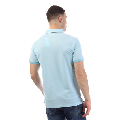 Blue - Back - Timberland Mens Baboosic Brook Oxford Polo Shirt