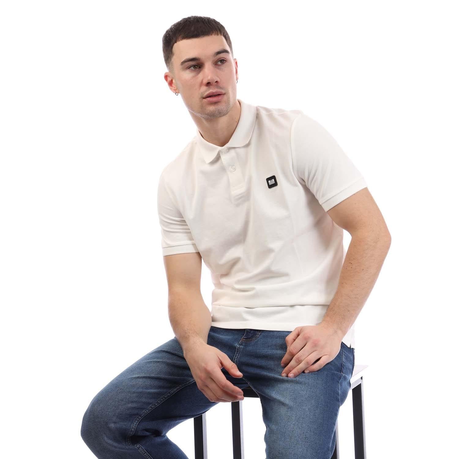 White - Lifestyle - Weekend Offender Mens Barnum Polo Shirt
