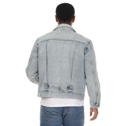 Denim - Back - Levis Mens Sophomore Trucker Jacket