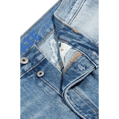 Blue - Lifestyle - Hugo Mens Nate Baggy Jeans