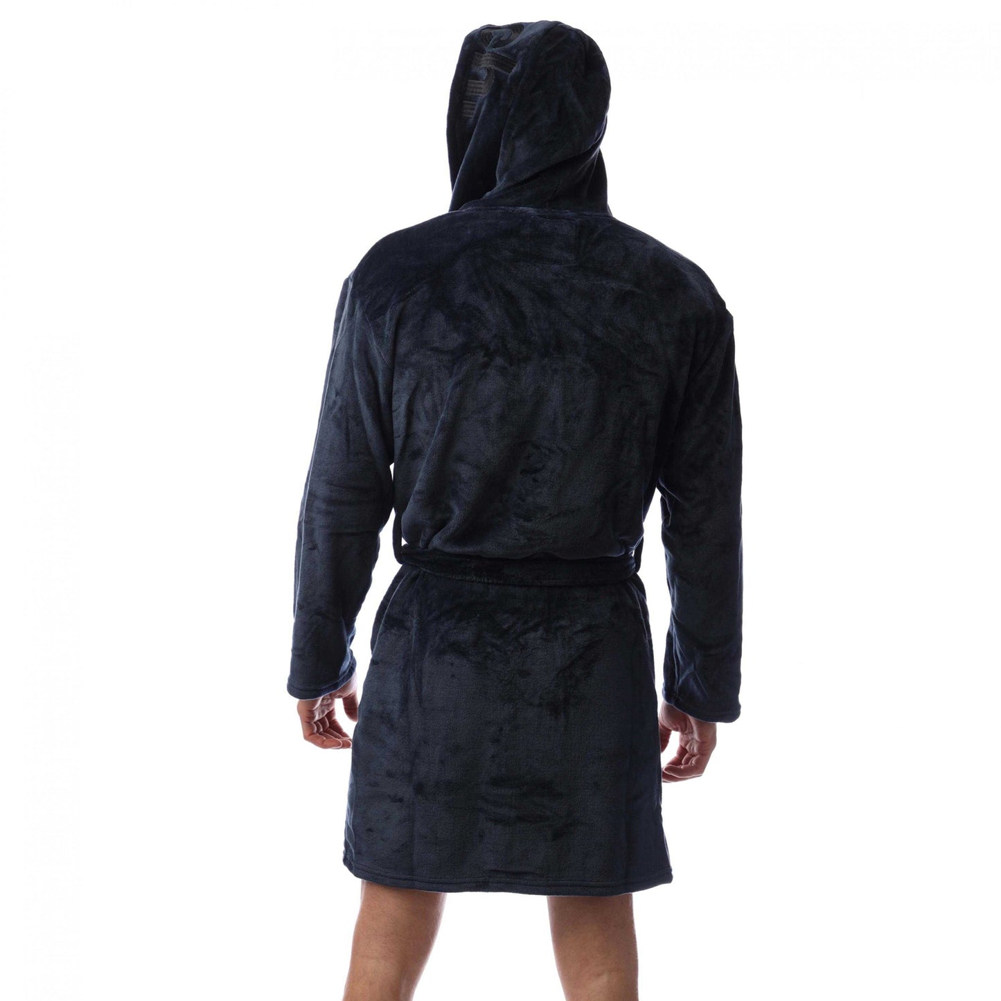 Navy - Back - Bench Mens Enstrada Fleece Dressing Gown