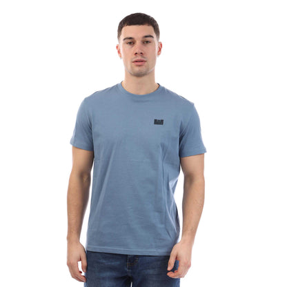 Blue - Front - Weekend Offender Mens Bridgetown Logo T-Shirt