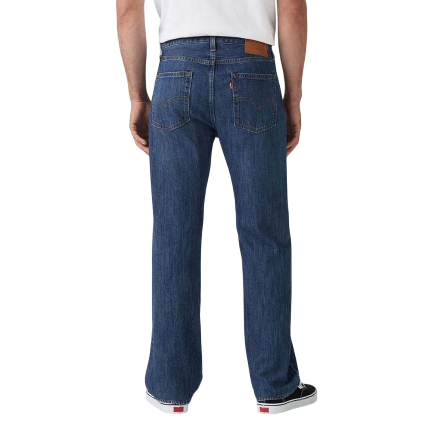 Blue - Back - Levis Mens 555 Jeans