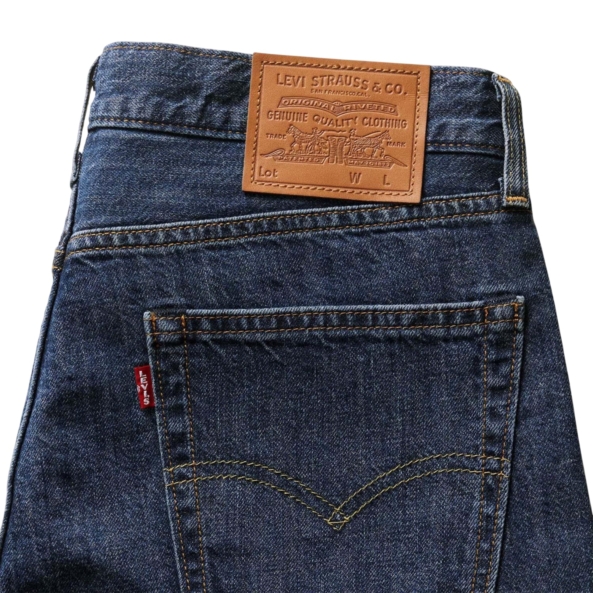 Blue - Side - Levis Mens 555 Jeans