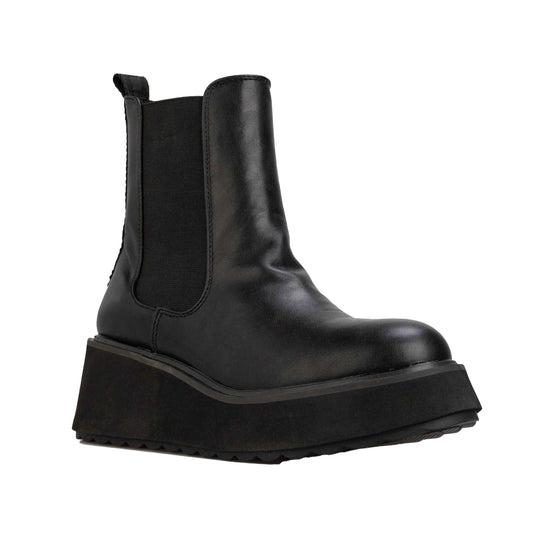 Black - Front - Rocket Dog Womens-Ladies Heyday Platform Ankle Boots