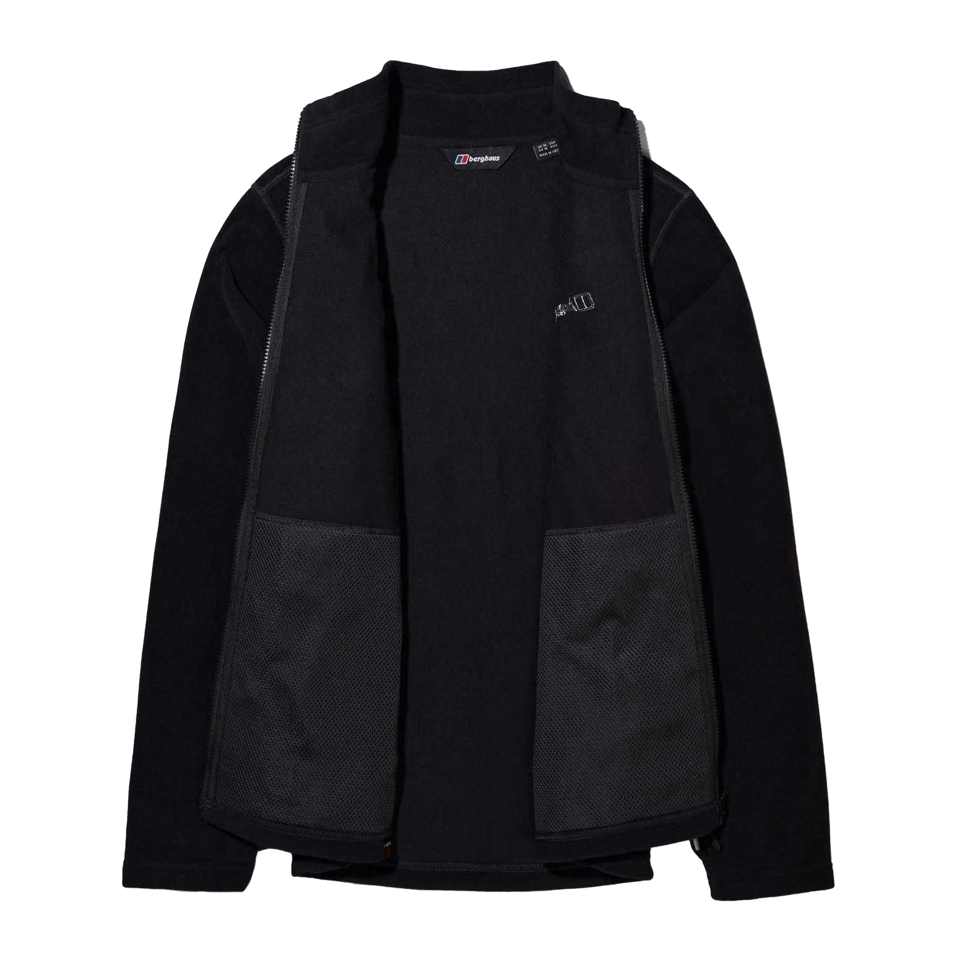 Black - Side - Berghaus Mens Prism Micro InterActive Polartech Fleece Jacket