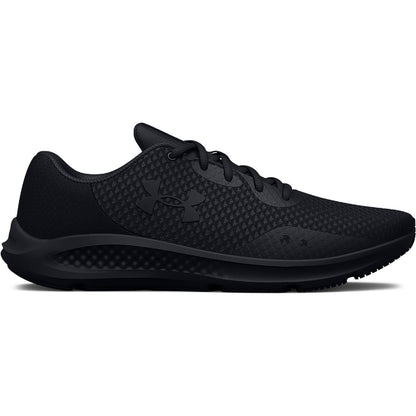 Black - Front - Under Armour Mens Charged Pursuit 3 Trainers