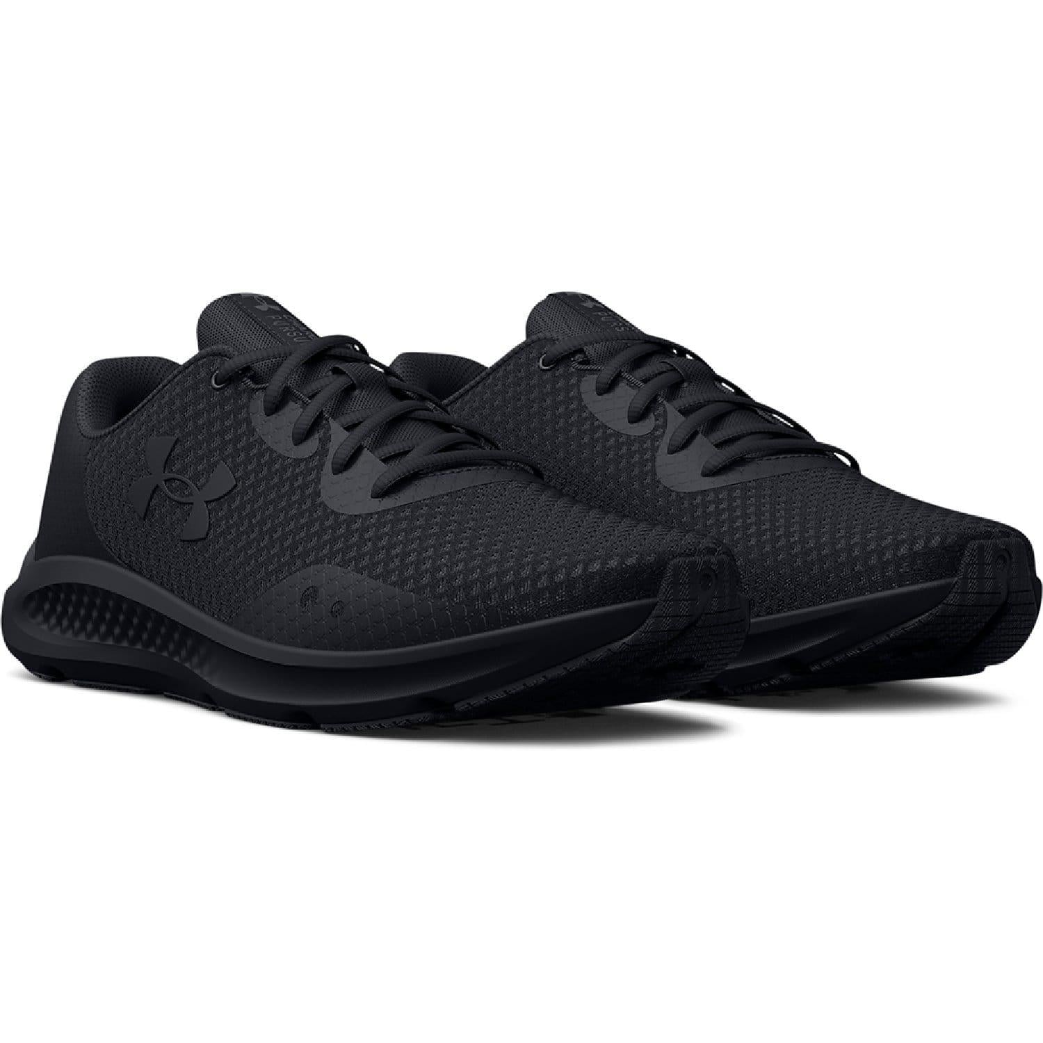 Black - Side - Under Armour Mens Charged Pursuit 3 Trainers