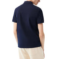 Blue - Back - Lacoste Mens Short-Sleeved Polo Shirt
