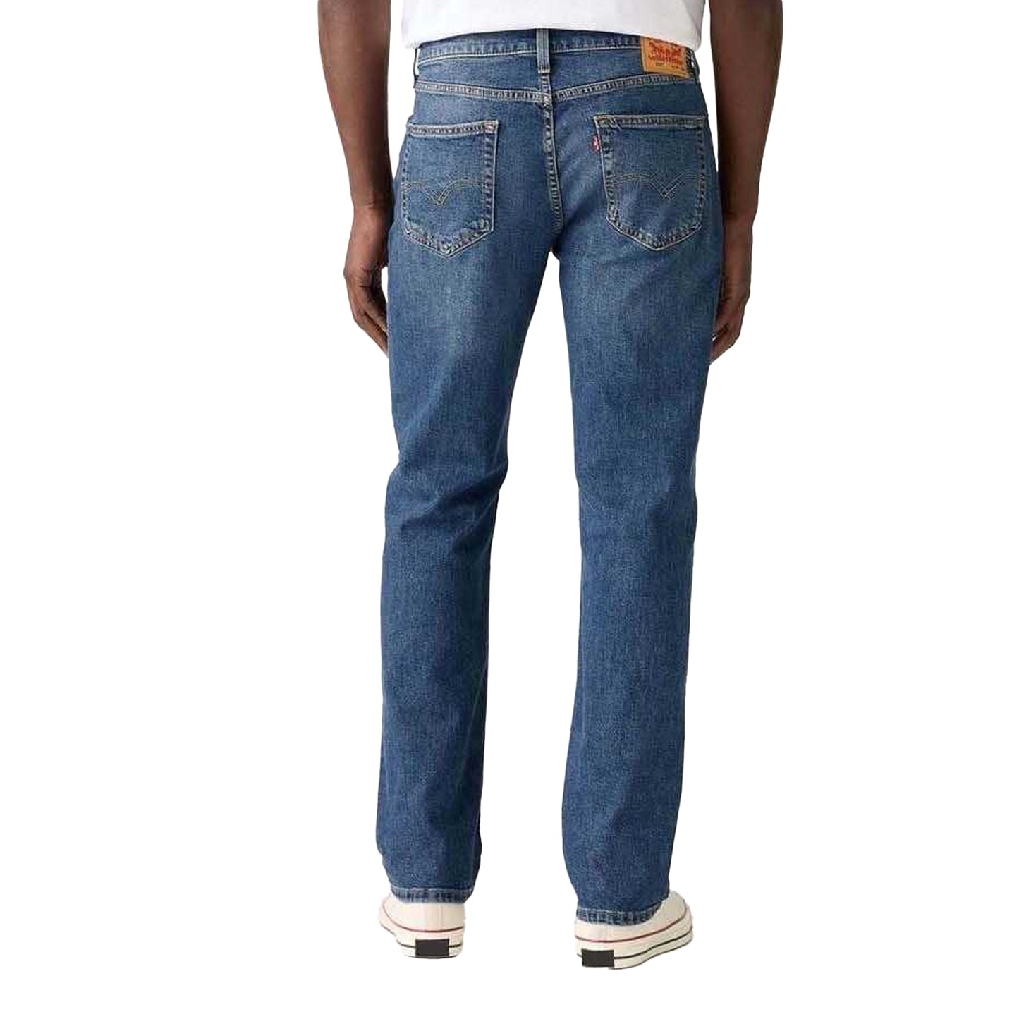 Blue - Back - Levis Mens 514 Straight Jeans