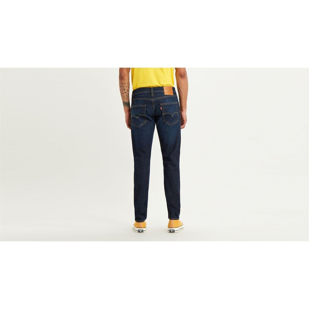Dark Indigo - Back - Levis Mens 512 Tapered Leg Slim Jeans