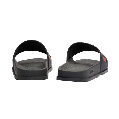 Black - Back - Hugo Unisex Adult Match It Sliders