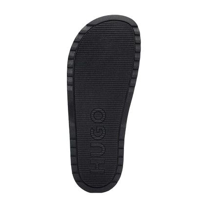 Black - Close up - Hugo Unisex Adult Match It Sliders