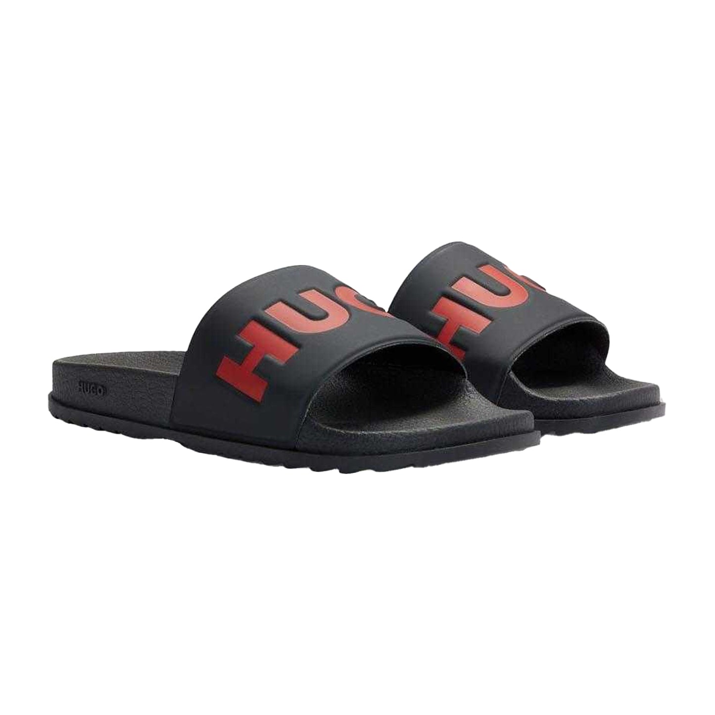 Black - Front - Hugo Unisex Adult Match It Sliders