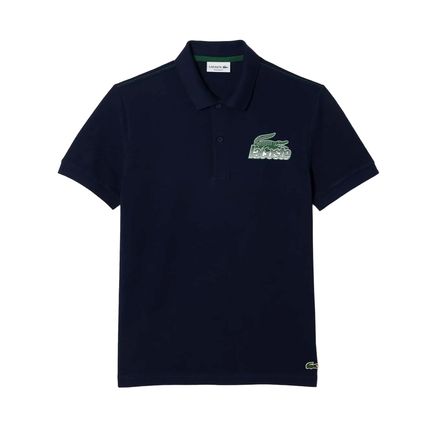 Blue - Front - Lacoste Mens Short-Sleeved Polo Shirt