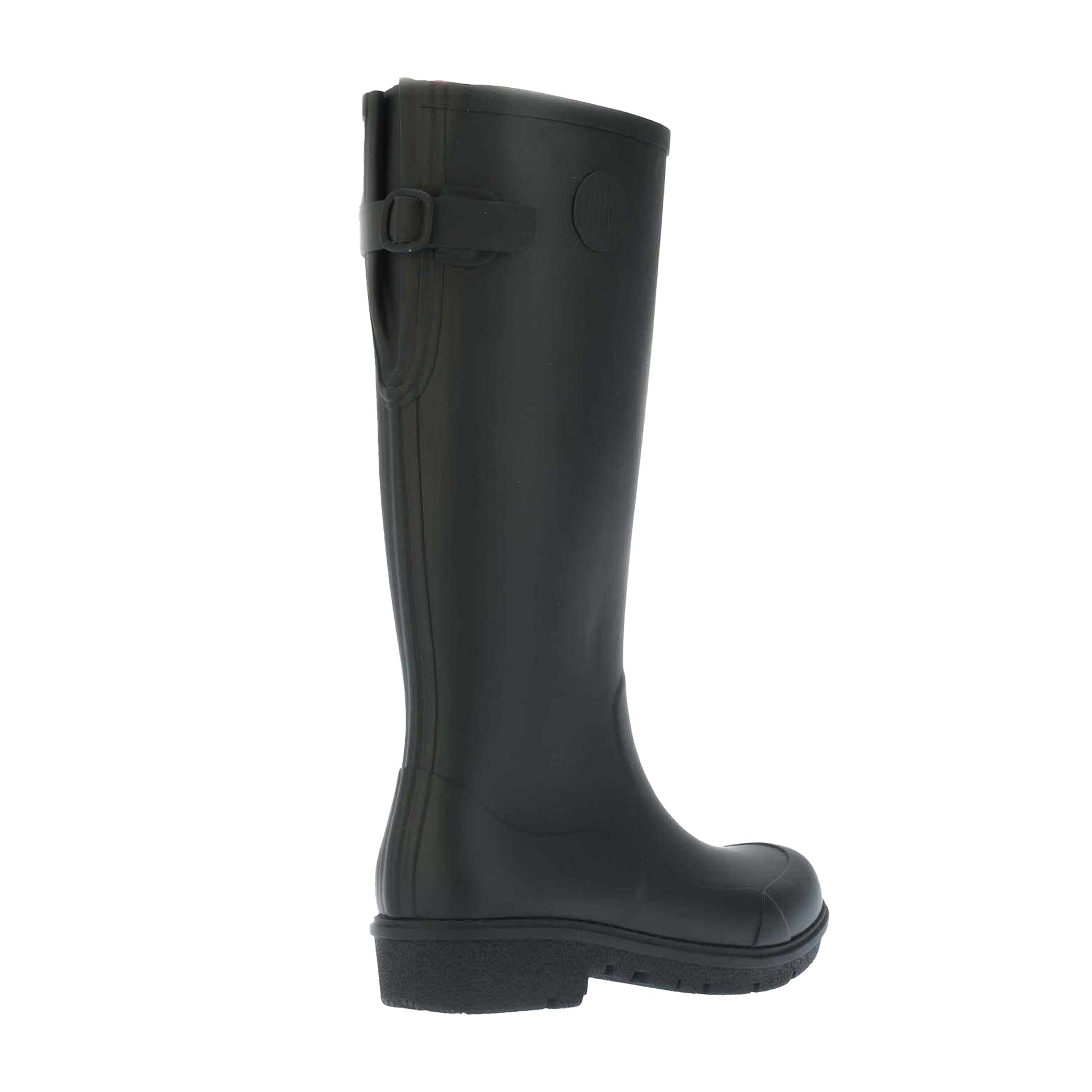 Black - Back - Fit Flop Womens-Ladies Tall Wonderwelly Technology Wellington Boots