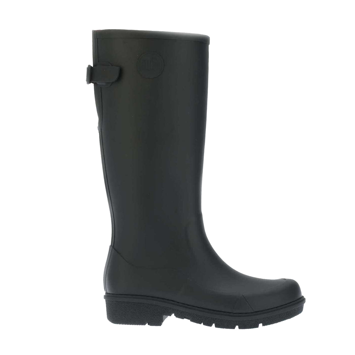 Black - Side - Fit Flop Womens-Ladies Tall Wonderwelly Technology Wellington Boots