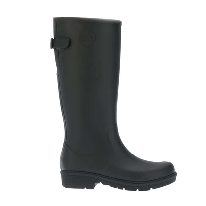 Black - Side - Fit Flop Womens-Ladies Tall Wonderwelly Technology Wellington Boots