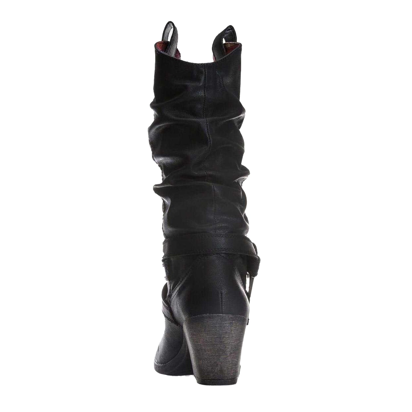 Black - Back - Rocket Dog Womens-Ladies Sidestep Lewis Faux Leather Boots