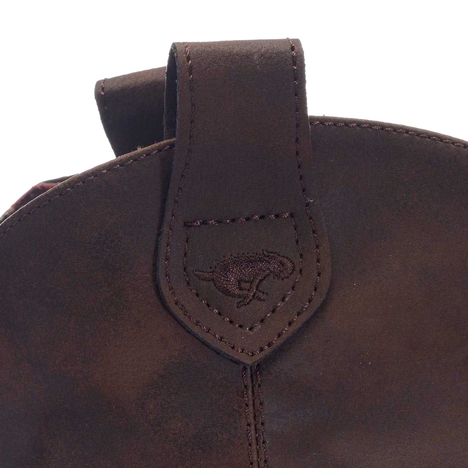 Chocolate - Close up - Rocket Dog Womens-Ladies Sidestep Lewis Faux Leather Boots