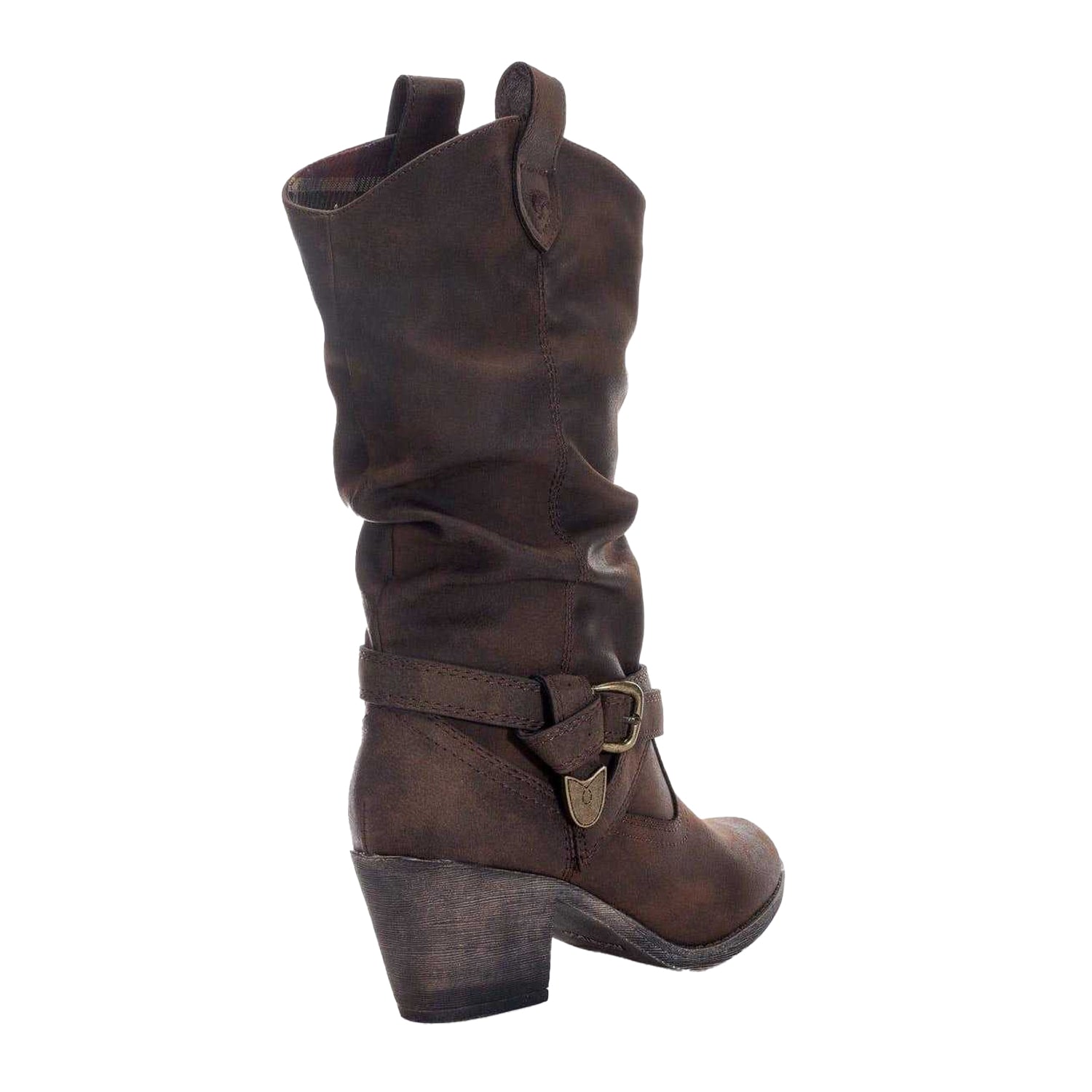 Chocolate - Back - Rocket Dog Womens-Ladies Sidestep Lewis Faux Leather Boots